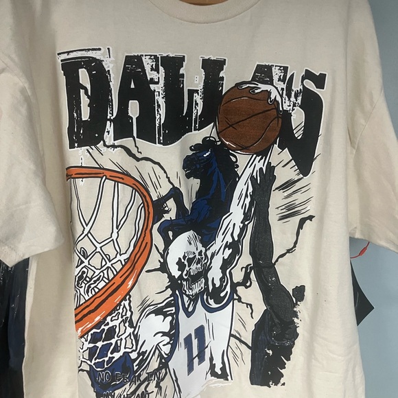 Brand X dallas mavericks hip hop graphic nba basketball design shirt size XL nWT - Picture 6 of 13